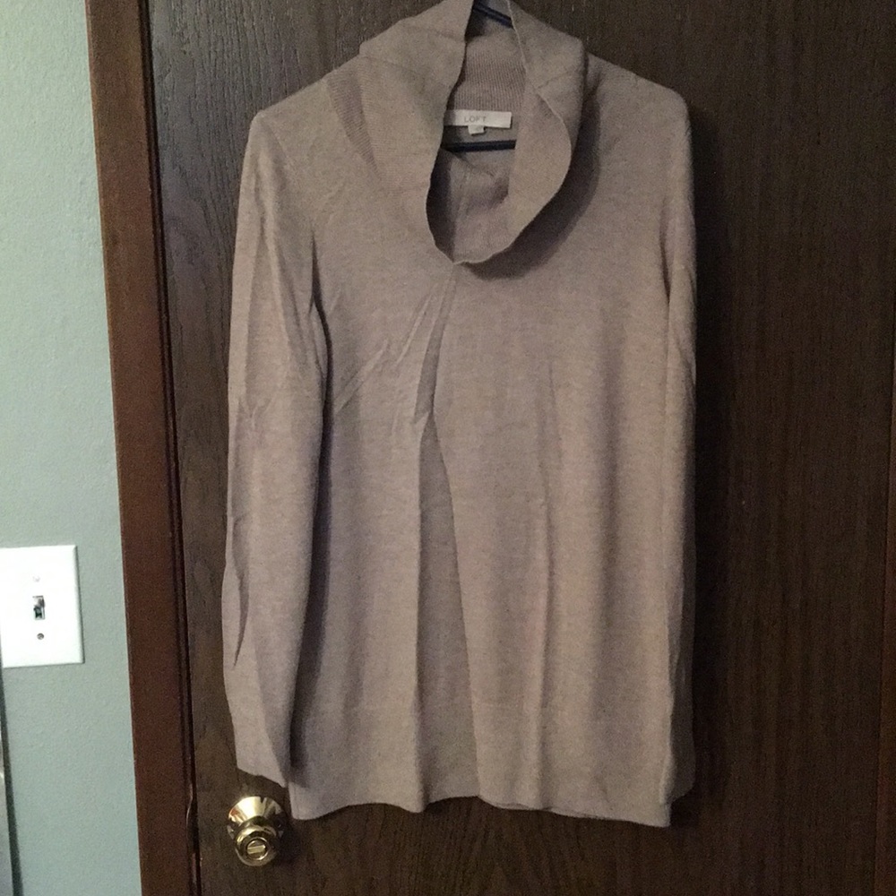 Tunic length sweater